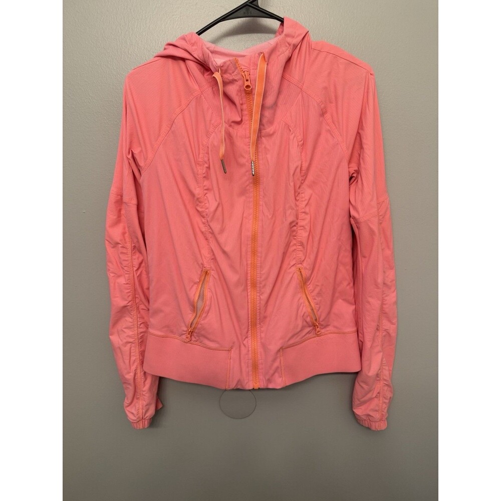 Lululemon Womens Size 8 Street To Studio Hooded Jacket Pink